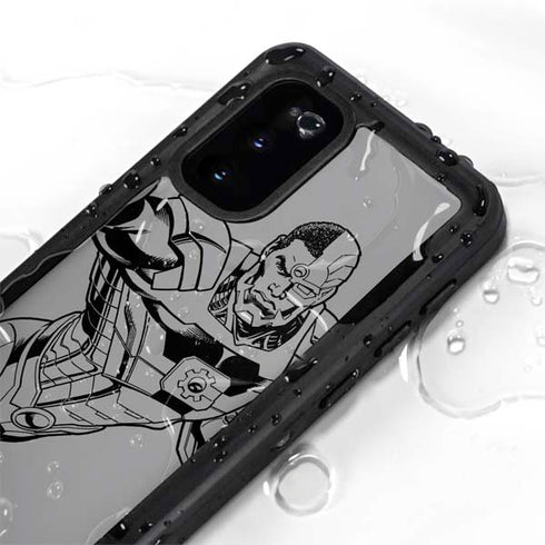 DC Comics Cyborg Comic Pop Galaxy S20 Waterproof Case