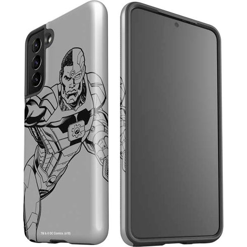 DC Comics Cyborg Comic Pop Galaxy S21 5G Pro Case