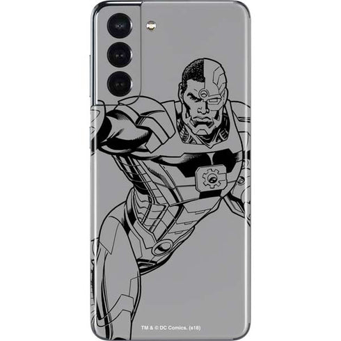 DC Comics Cyborg Comic Pop Galaxy S21 5G Skin