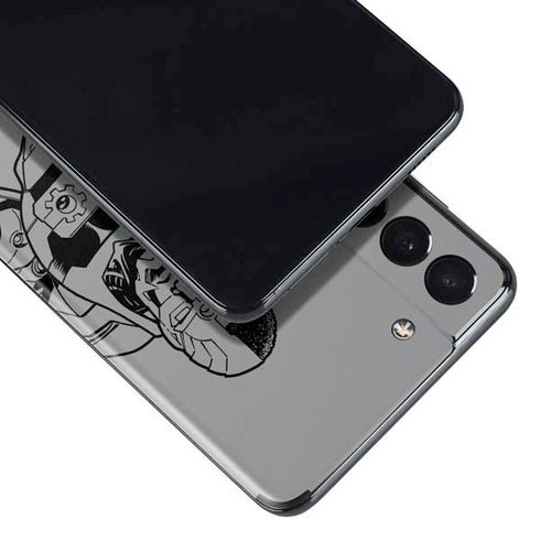 DC Comics Cyborg Comic Pop Galaxy S21 5G Skin