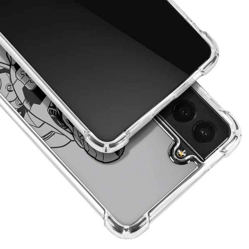 DC Comics Cyborg Comic Pop Galaxy S21 FE Clear Case