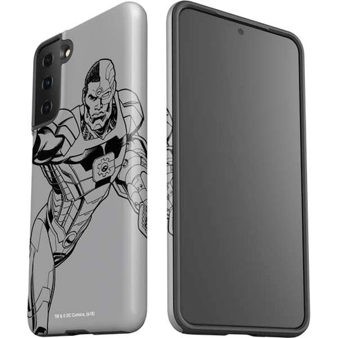 DC Comics Cyborg Comic Pop Galaxy S21 FE Pro Case
