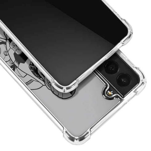 DC Comics Cyborg Comic Pop Galaxy S21 Plus 5G Clear Case