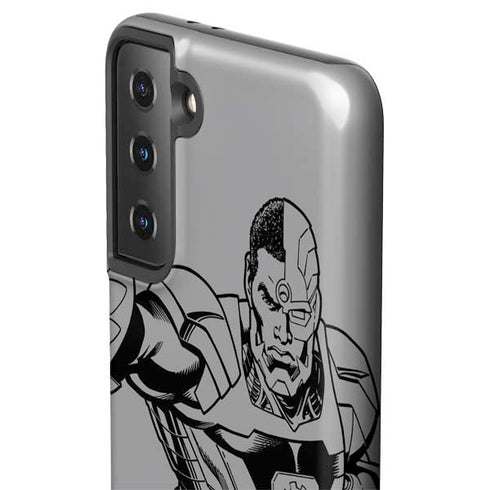 DC Comics Cyborg Comic Pop Galaxy S21 Plus 5G Pro Case
