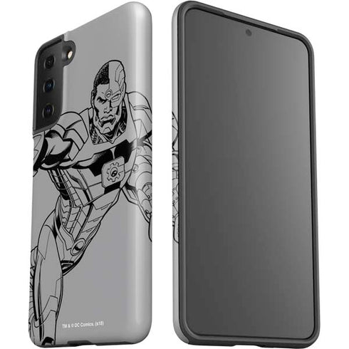 DC Comics Cyborg Comic Pop Galaxy S21 Plus 5G Pro Case