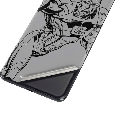 DC Comics Cyborg Comic Pop Galaxy S21 Plus 5G Skin