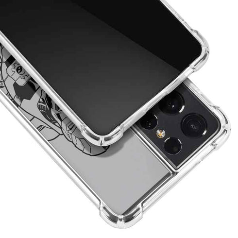 DC Comics Cyborg Comic Pop Galaxy S21 Ultra 5G Clear Case