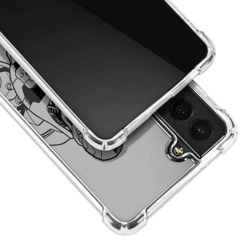 DC Comics Cyborg Comic Pop Galaxy S22 Clear Case