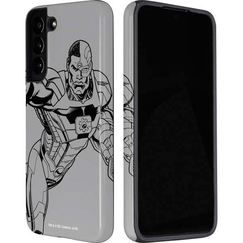 DC Comics Cyborg Comic Pop Galaxy S22 Plus Pro Case