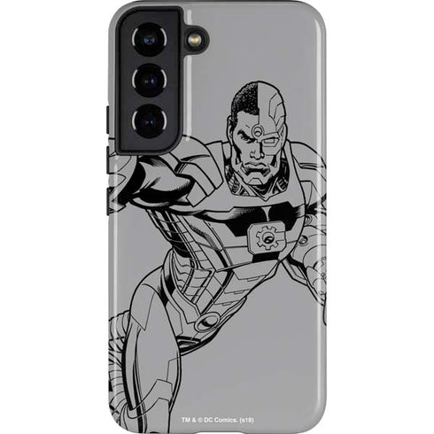 DC Comics Cyborg Comic Pop Galaxy S22 Pro Case