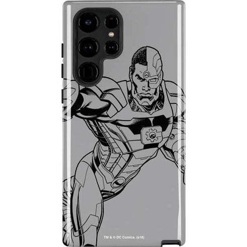 DC Comics Cyborg Comic Pop Galaxy S22 Ultra Pro Case