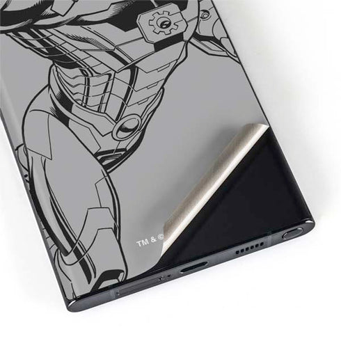 DC Comics Cyborg Comic Pop Galaxy S22 Ultra Skin
