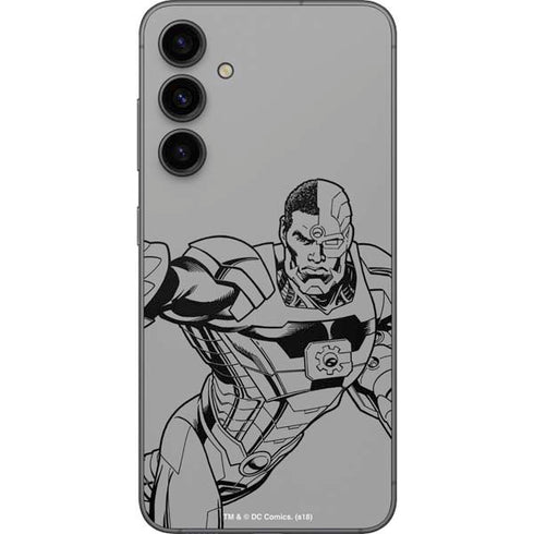 DC Comics Cyborg Comic Pop Galaxy S23 FE Skin