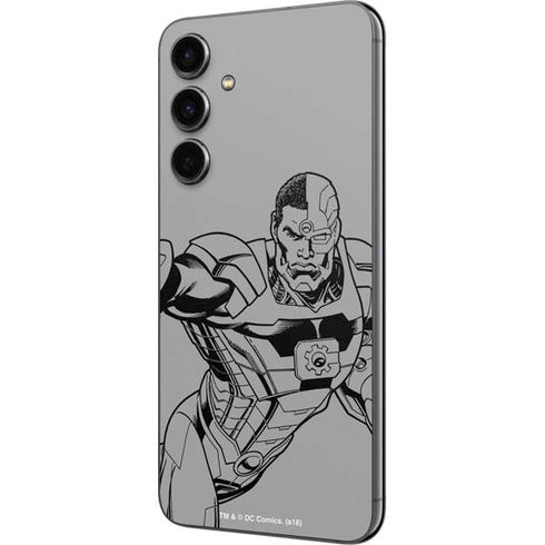 DC Comics Cyborg Comic Pop Galaxy S23 FE Skin