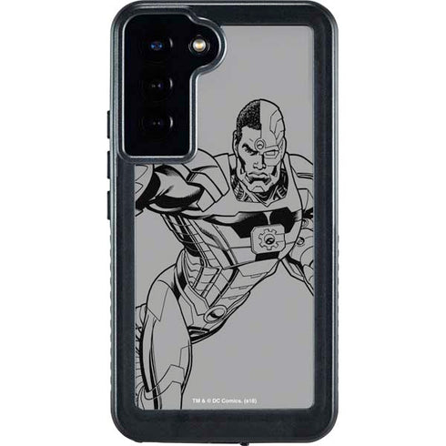 DC Comics Cyborg Comic Pop Galaxy S23 Plus Waterproof Case