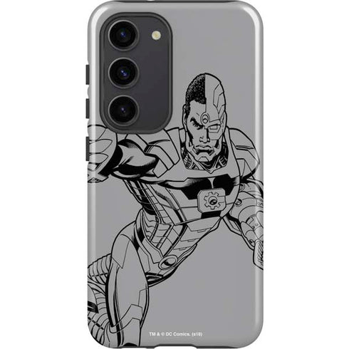 DC Comics Cyborg Comic Pop Galaxy S23 Pro Case