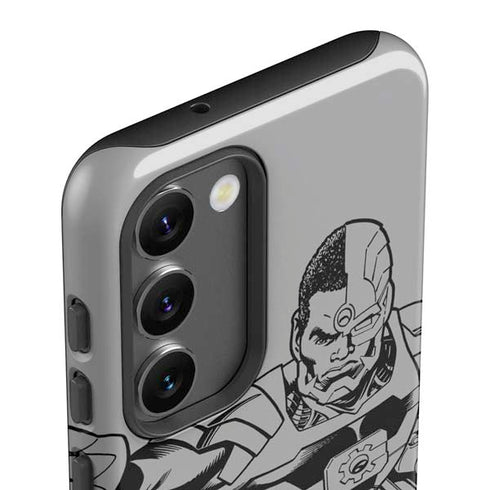 DC Comics Cyborg Comic Pop Galaxy S23 Pro Case