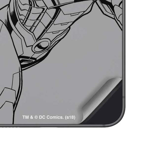 DC Comics Cyborg Comic Pop Galaxy S23 Skin