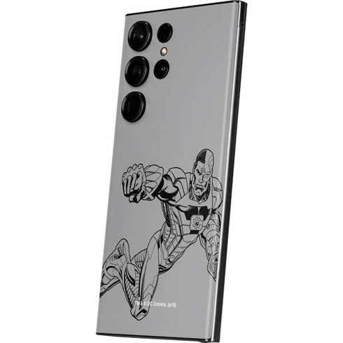 DC Comics Cyborg Comic Pop Galaxy S23 Ultra Skin