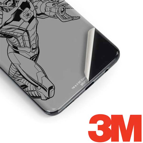 DC Comics Cyborg Comic Pop Galaxy S9 Plus Skin
