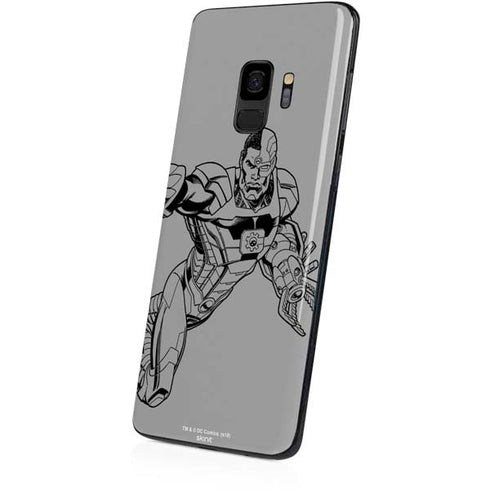 DC Comics Cyborg Comic Pop Galaxy S9 Skin