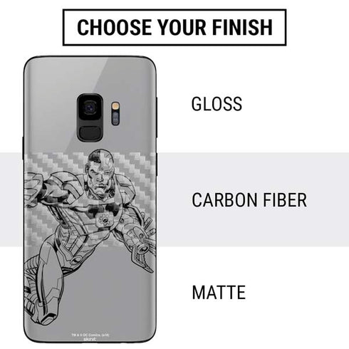 DC Comics Cyborg Comic Pop Galaxy S9 Skin