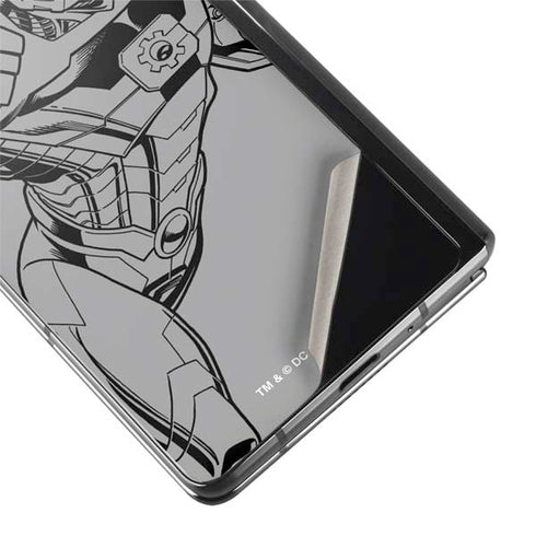 DC Comics Cyborg Comic Pop Galaxy Z Fold2 5G Skin