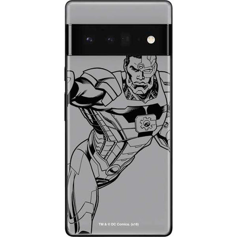 DC Comics Cyborg Comic Pop Google Pixel 6 Pro Skin