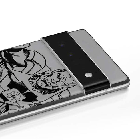 DC Comics Cyborg Comic Pop Google Pixel 6 Pro Skin