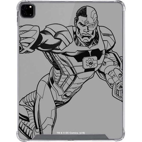 DC Comics Cyborg Comic Pop iPad Pro 12.9in (2020) Clear Case