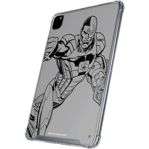 DC Comics Cyborg Comic Pop iPad Pro 12.9in (2020) Clear Case