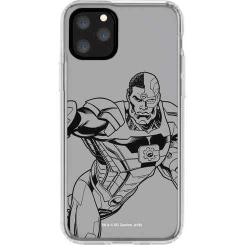 DC Comics Cyborg Comic Pop iPhone 11 Pro Clear Case