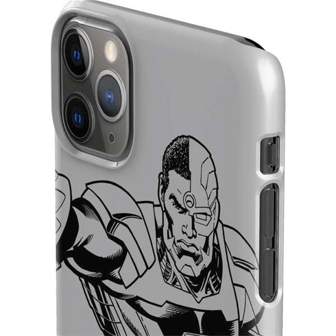 DC Comics Cyborg Comic Pop iPhone 11 Pro Max Lite Case