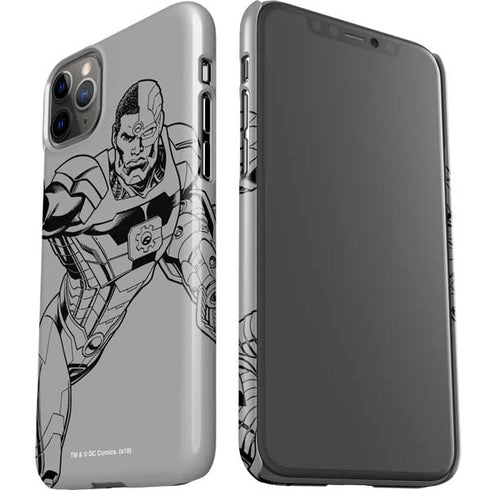 DC Comics Cyborg Comic Pop iPhone 11 Pro Max Lite Case