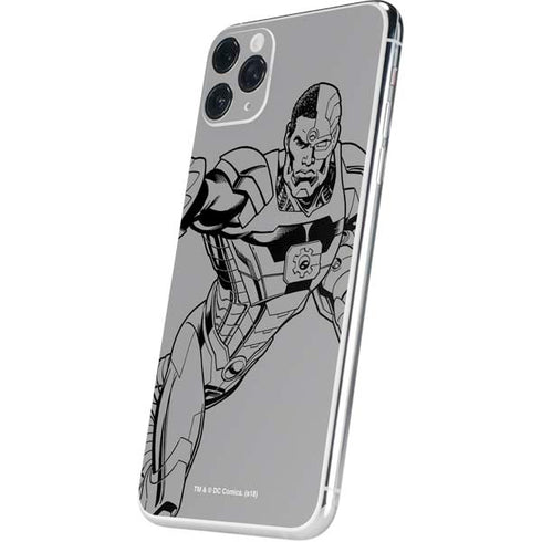 DC Comics Cyborg Comic Pop iPhone 11 Pro Max Skin