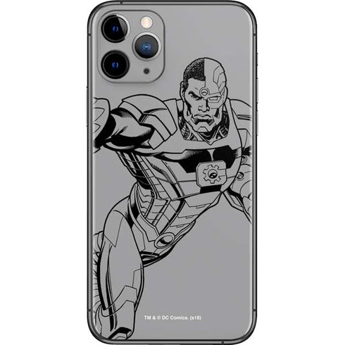DC Comics Cyborg Comic Pop iPhone 11 Pro Skin
