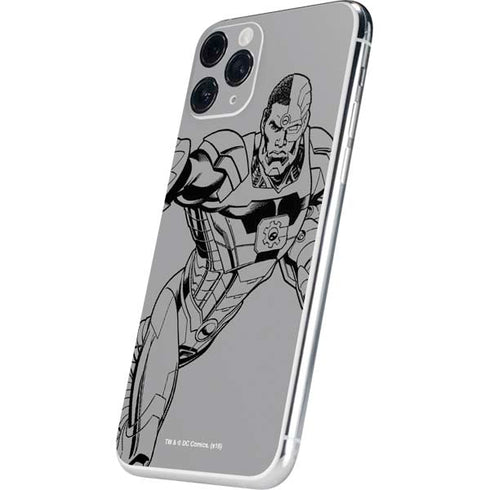 DC Comics Cyborg Comic Pop iPhone 11 Pro Skin