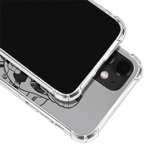DC Comics Cyborg Comic Pop iPhone 12 Clear Case