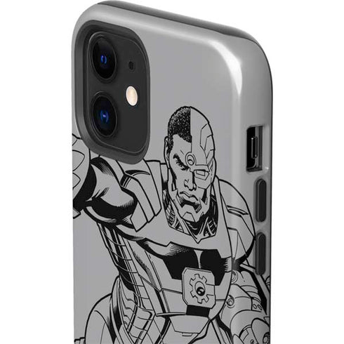 DC Comics Cyborg Comic Pop iPhone 12 Impact Case