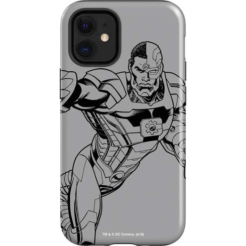 DC Comics Cyborg Comic Pop iPhone 12 Mini Impact Case