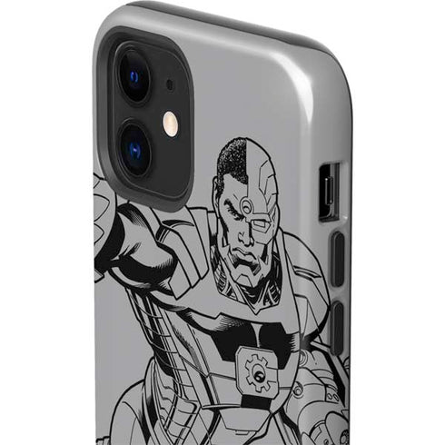 DC Comics Cyborg Comic Pop iPhone 12 Mini Impact Case