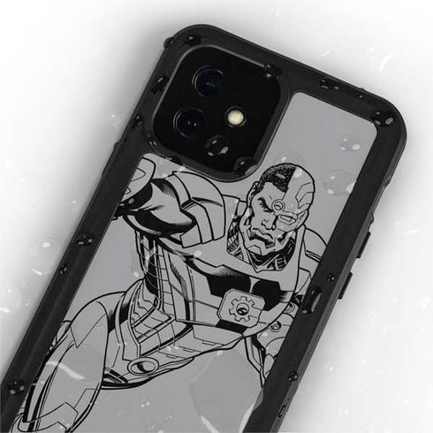 DC Comics Cyborg Comic Pop iPhone 12 Mini Waterproof Case