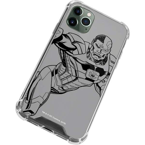 DC Comics Cyborg Comic Pop iPhone 12 Pro Max Clear Case