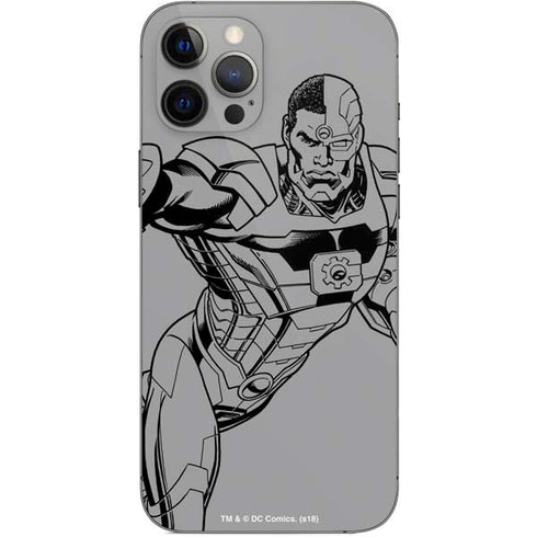 DC Comics Cyborg Comic Pop iPhone 12 Pro Max Skin