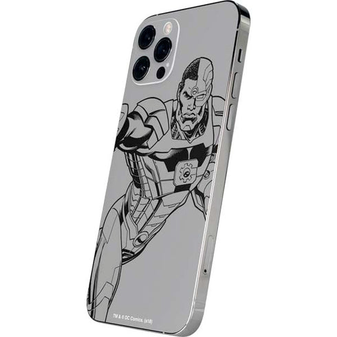 DC Comics Cyborg Comic Pop iPhone 12 Pro Max Skin