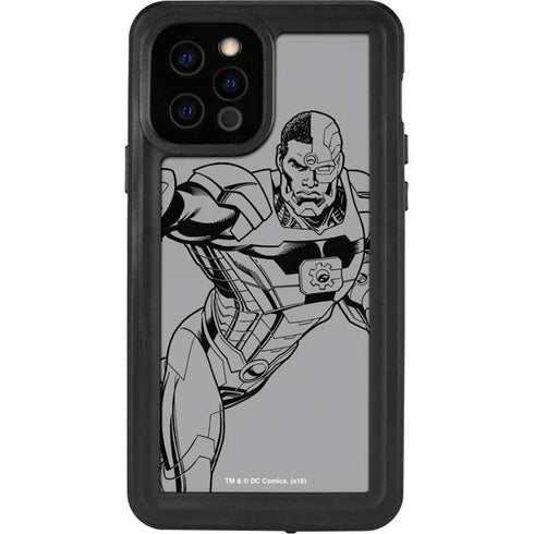 DC Comics Cyborg Comic Pop iPhone 12 Pro Waterproof Case