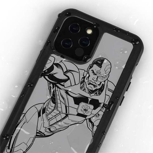 DC Comics Cyborg Comic Pop iPhone 12 Pro Waterproof Case