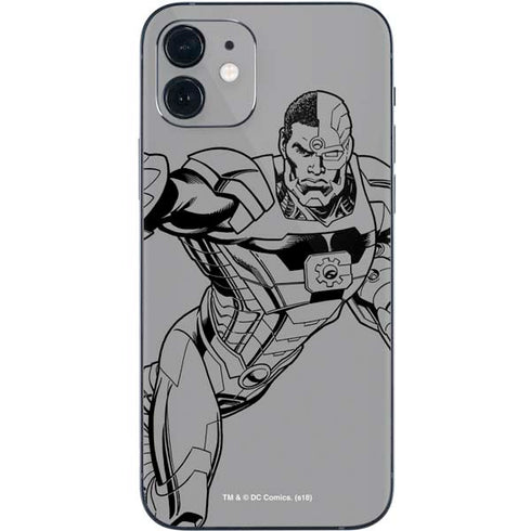 DC Comics Cyborg Comic Pop iPhone 12 Skin