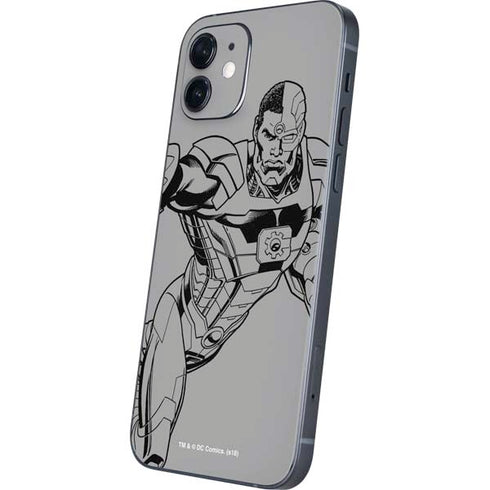DC Comics Cyborg Comic Pop iPhone 12 Skin