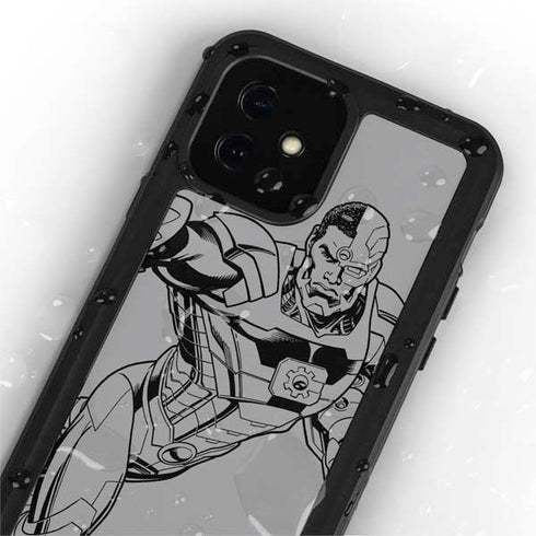 DC Comics Cyborg Comic Pop iPhone 12 Waterproof Case